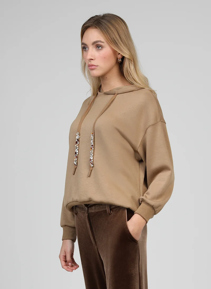 SWEAT ANIKA camel