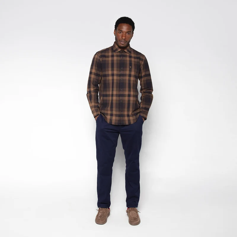 Chino 702 coupe droite confort bleu foncé