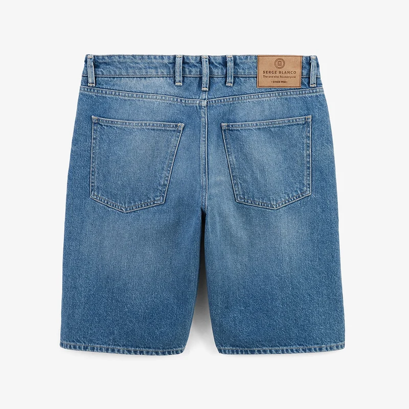 Bermuda 331 tapered en jean bleu