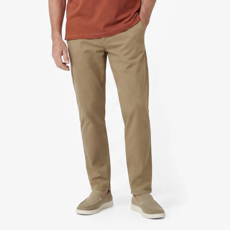Chino 702 en coton coupe confort beige