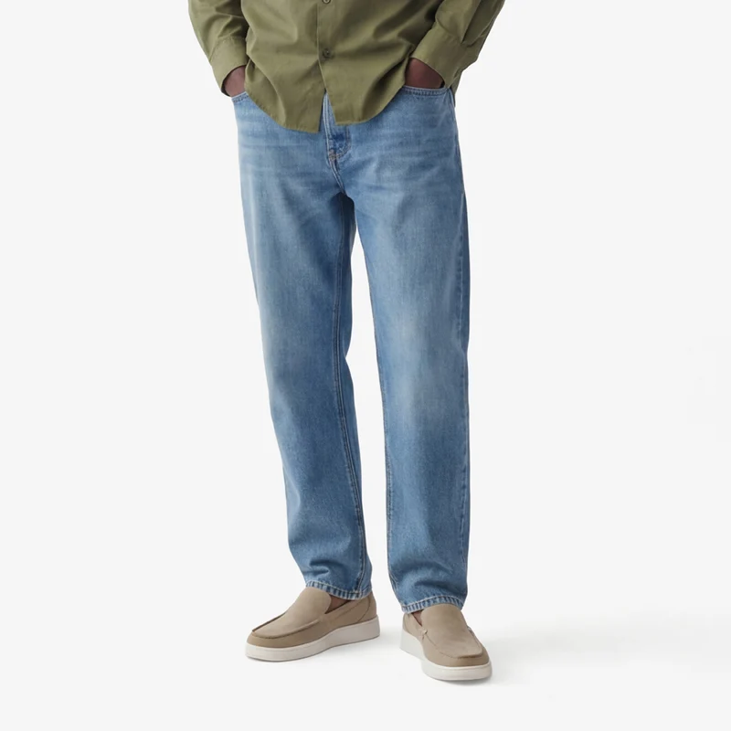 Jean 331 tapered fixe en coton bleu