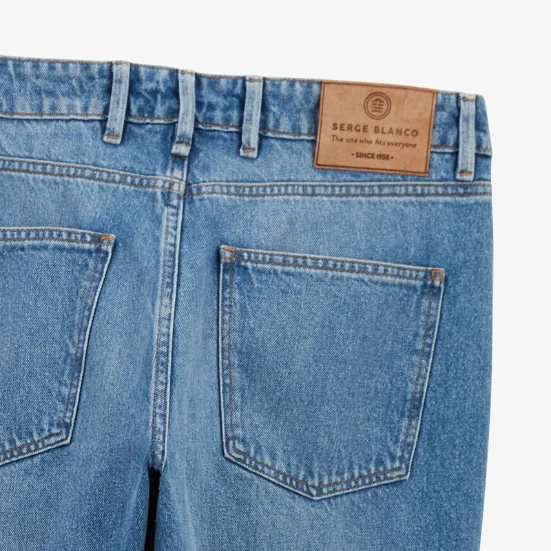 Jean 331 tapered fixe en coton bleu
