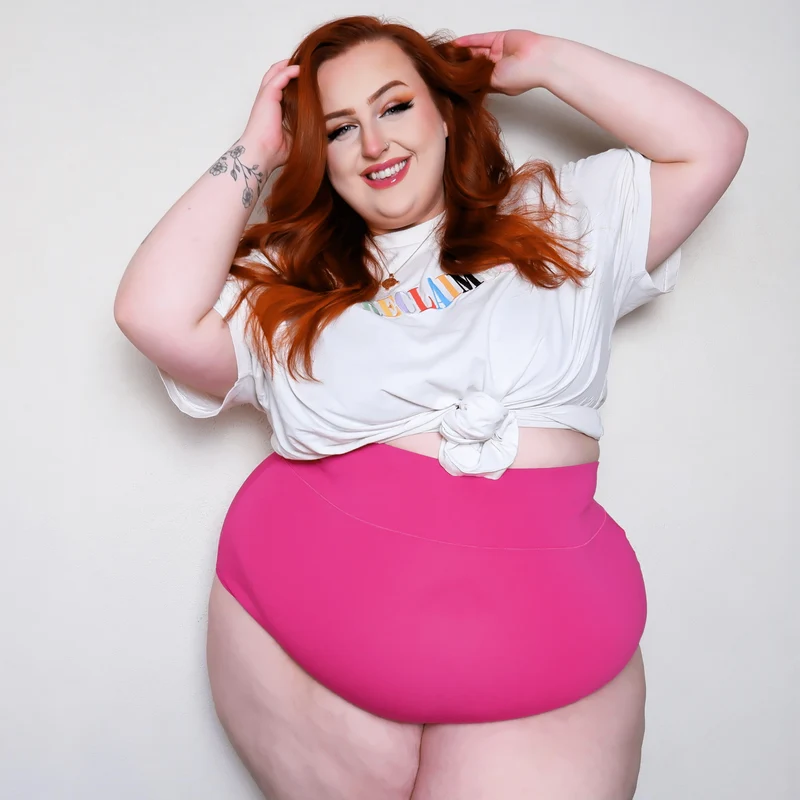 Organic Cotton Super High Waist Knickers - Barbara