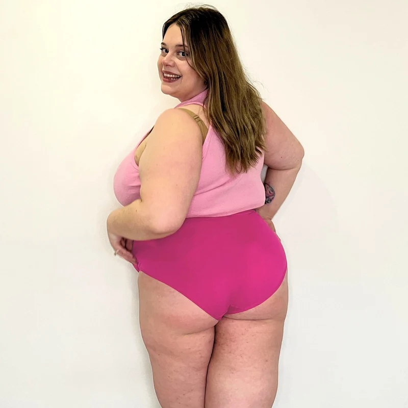 Organic Cotton Super High Waist Knickers - Barbara