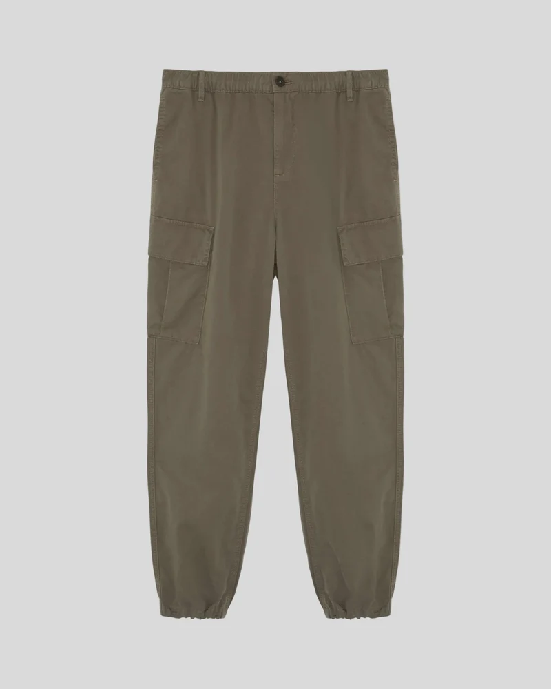 Cuffed Cargo Trousers