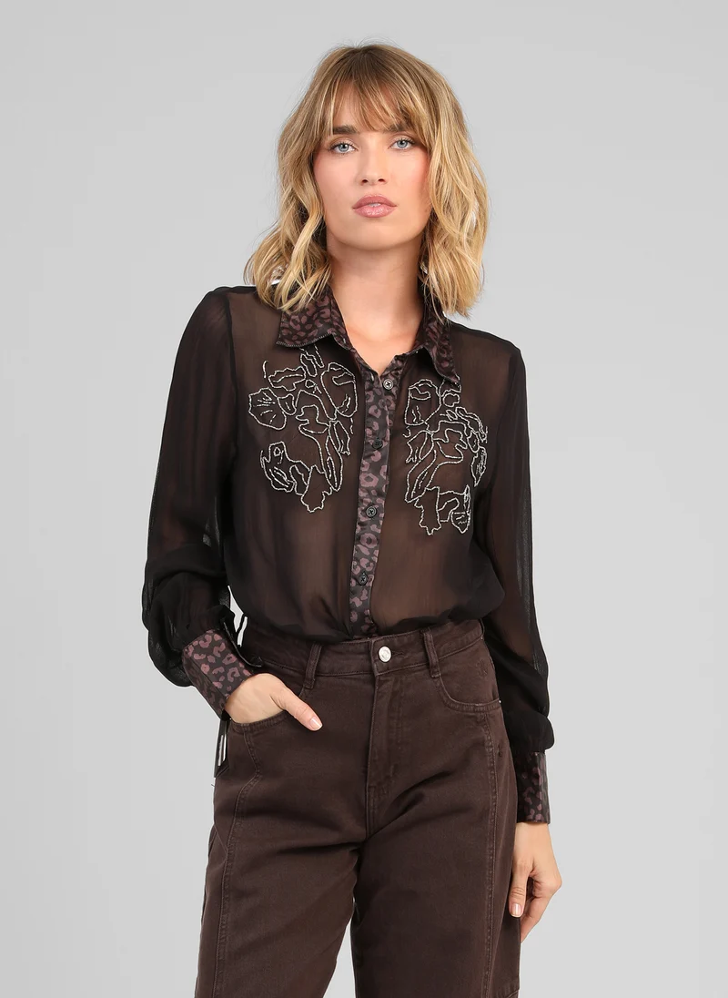 CHEMISE SALAMBA noir