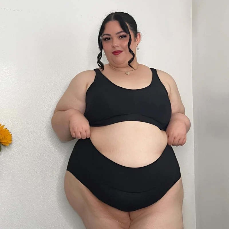 Organic Cotton Full Brief Knickers - Black