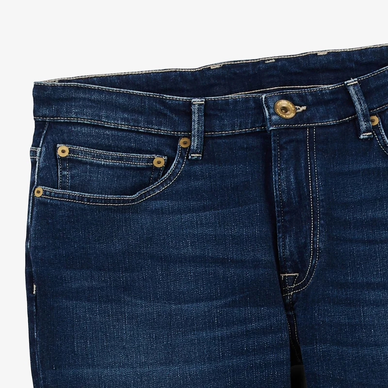 Jean 325 slim powertwist en coton bleu foncé
