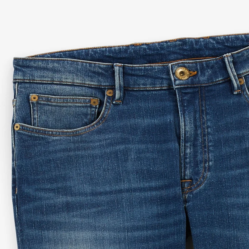 Jean 325 slim powertwist en coton bleu