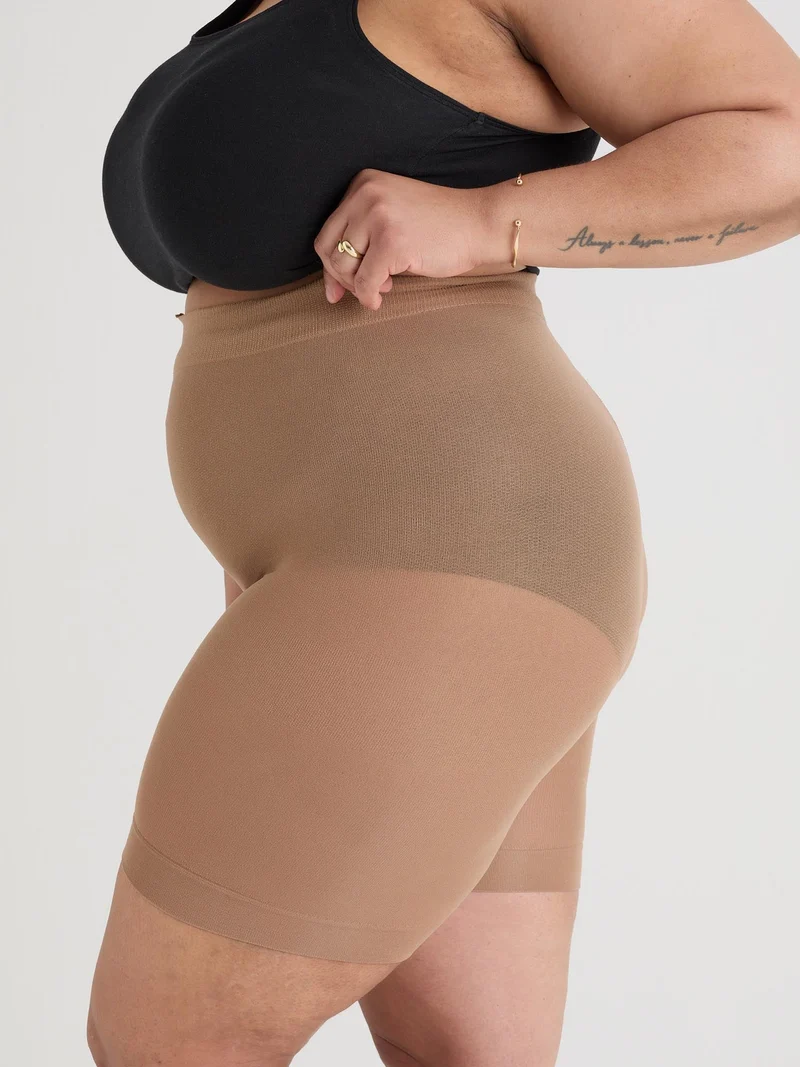 Stay Cool Chub Rub Shorts - Caramel Latte