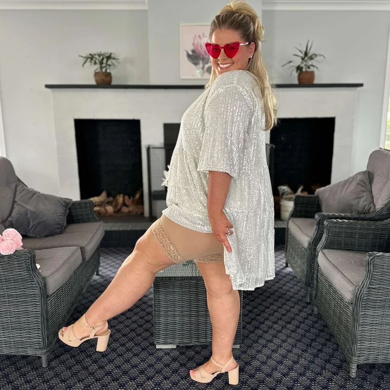Lace Stay Cool Chub Rub Shorts - Blissful