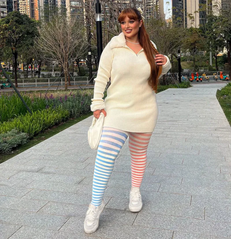 Duo Tights - Blush Breeze