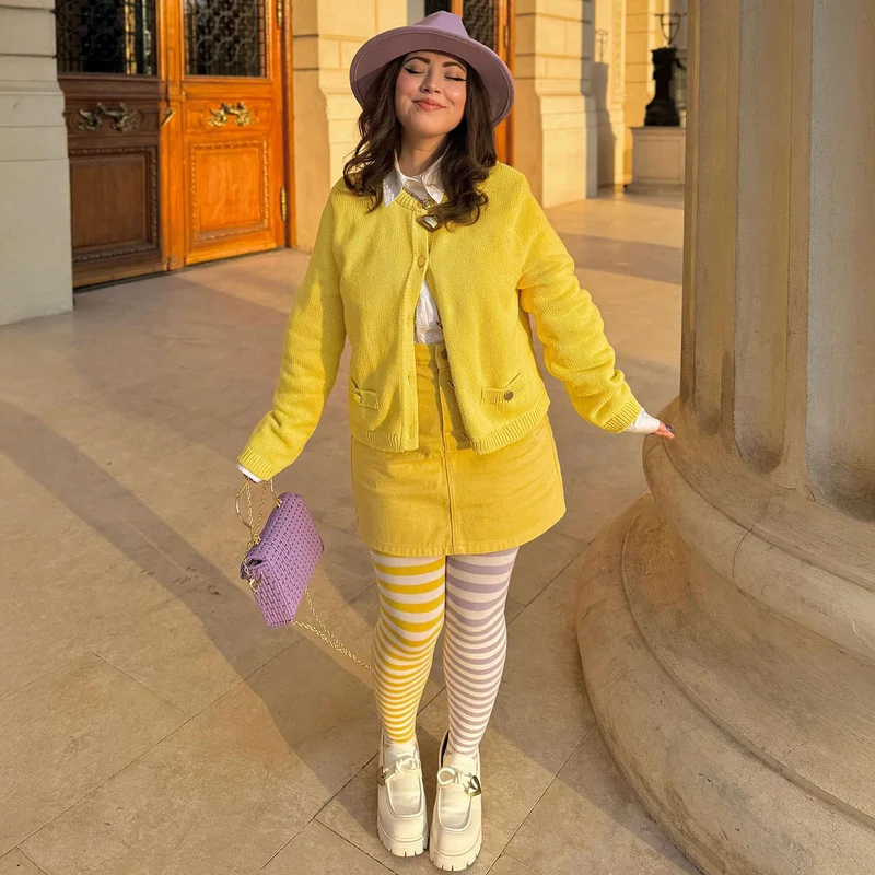 Duo Tights - Mellow Yellow