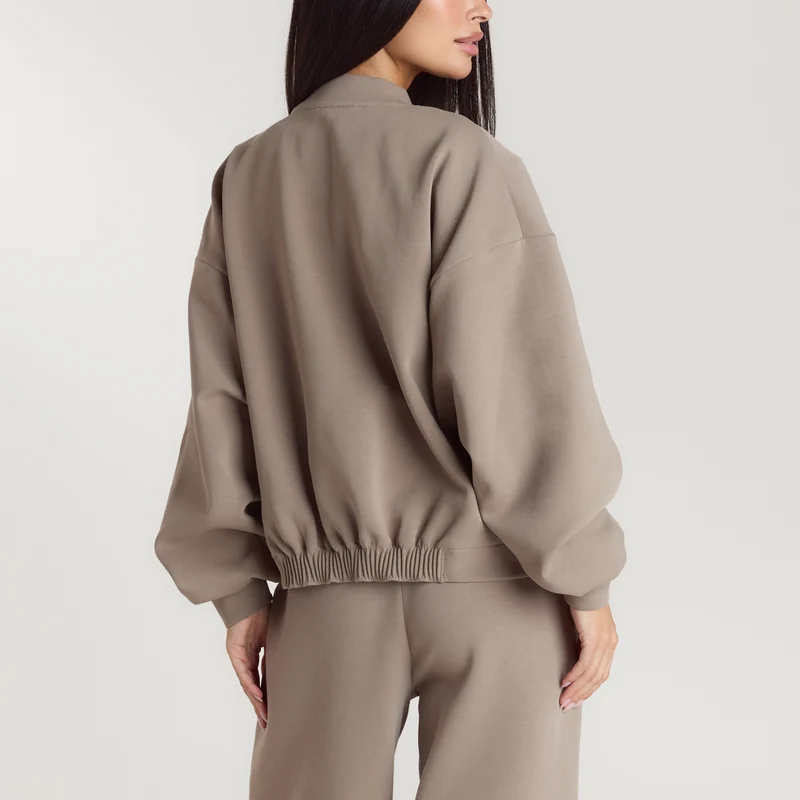 Veste en Néoprène - Taupe