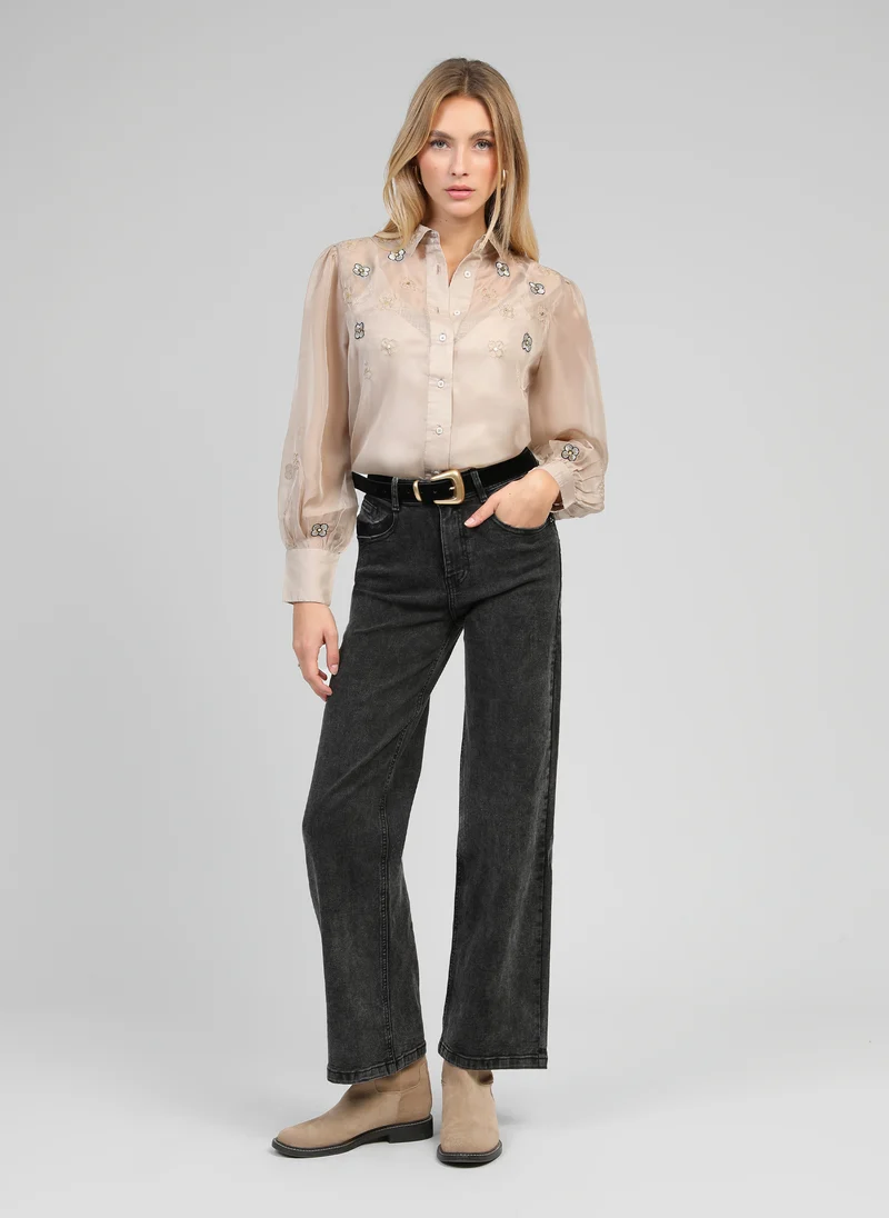 CHEMISE SANTONA taupe