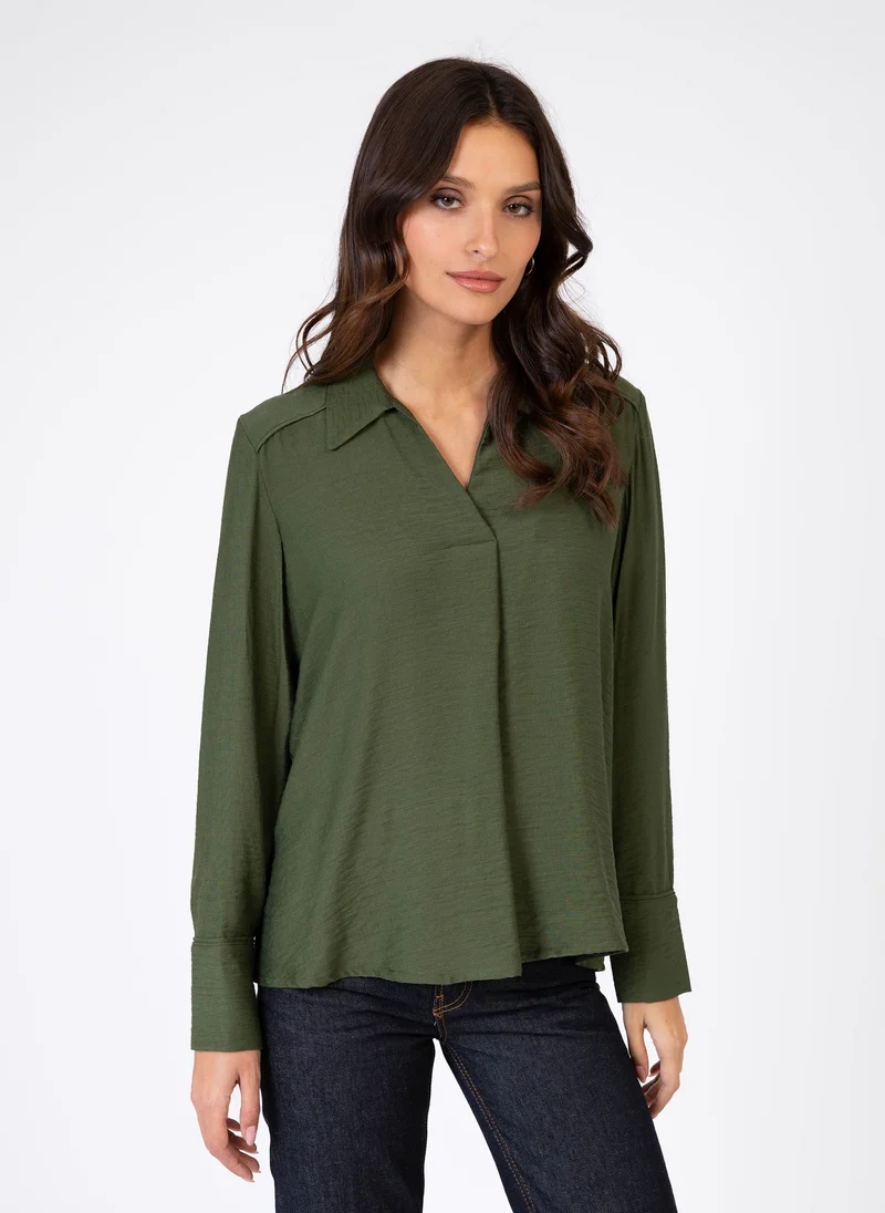 BLOUSE KATHYS militaire