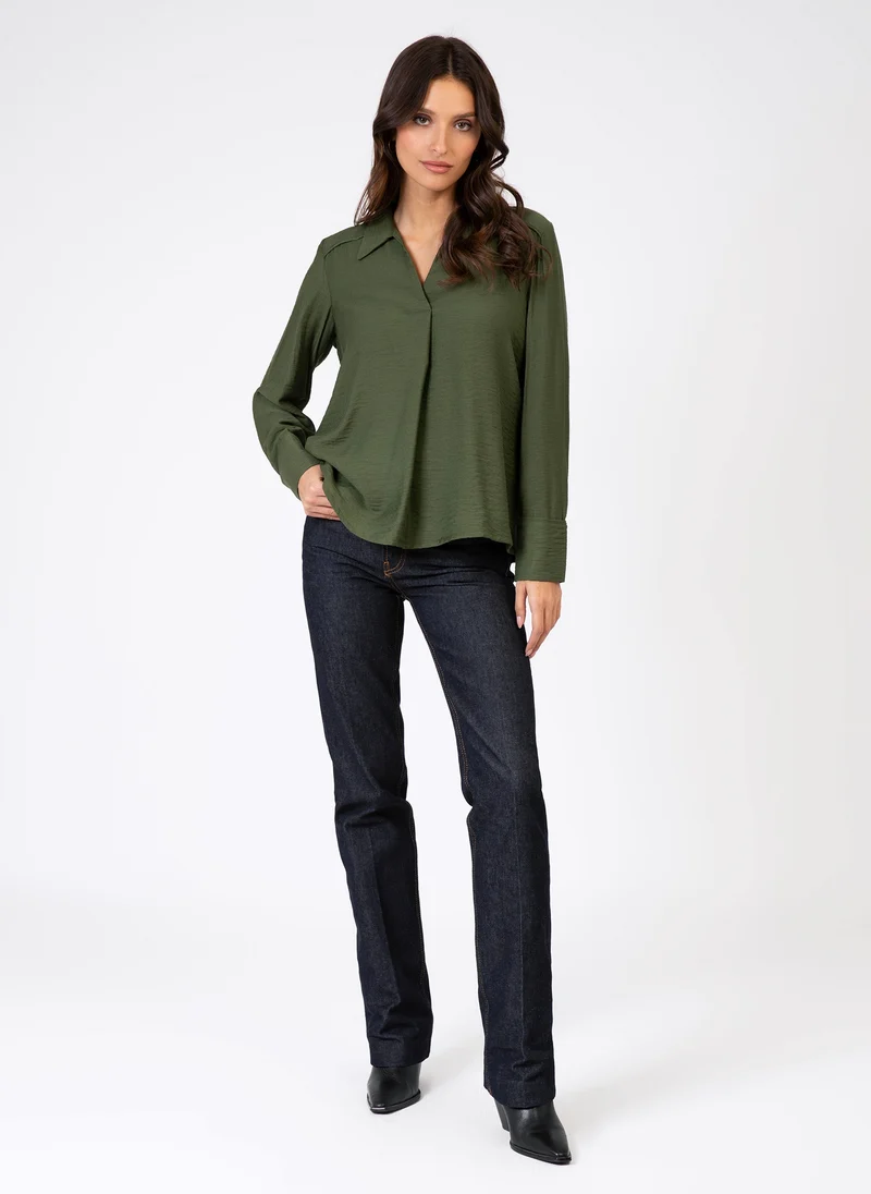 BLOUSE KATHYS militaire