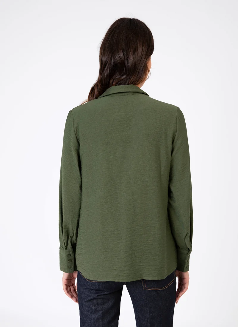 BLOUSE KATHYS militaire