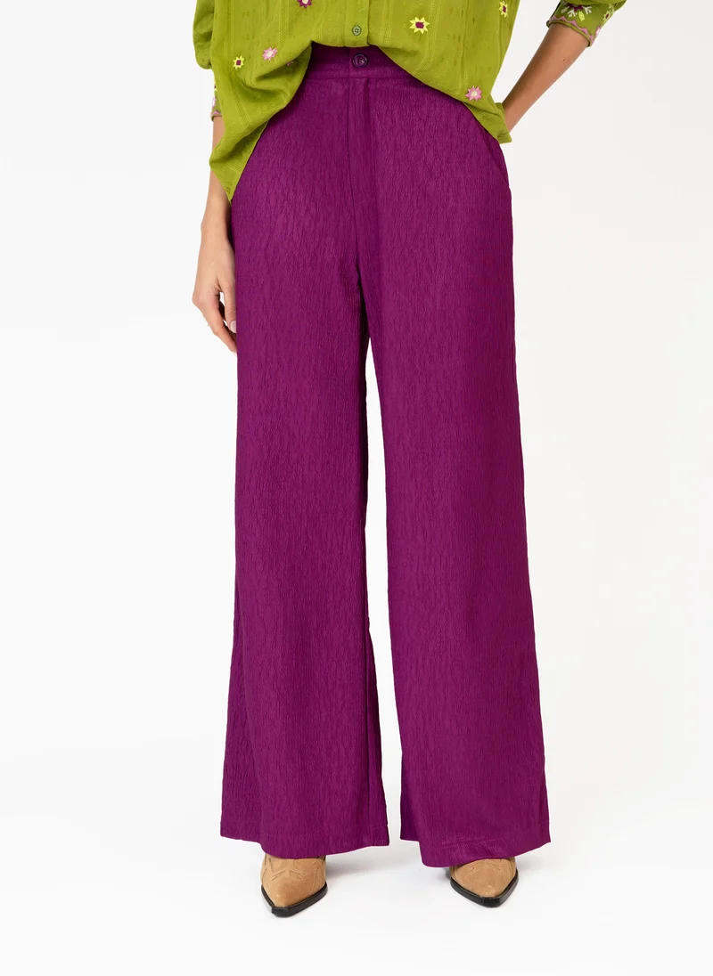 PANTALON PONTA violine