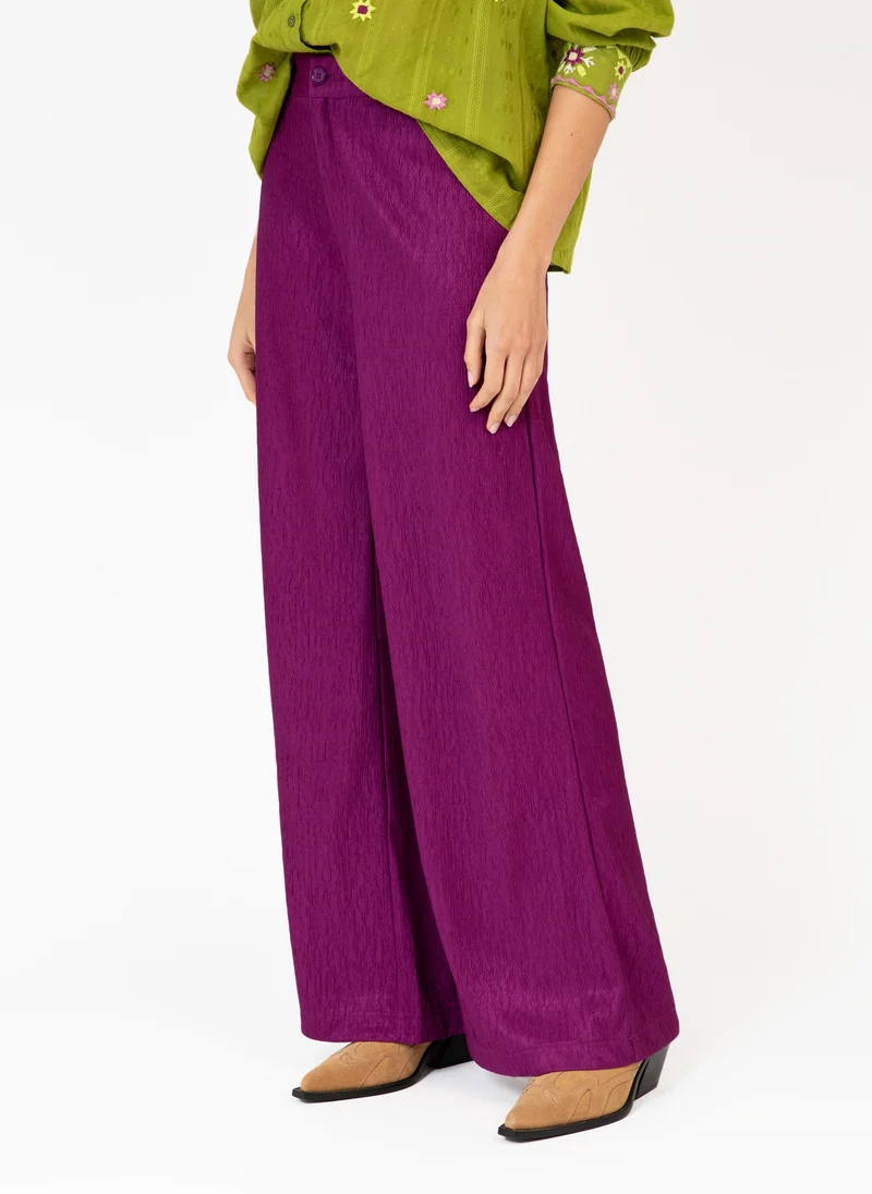 PANTALON PONTA violine