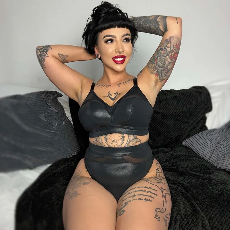 Siren Faux Leather Full Briefs