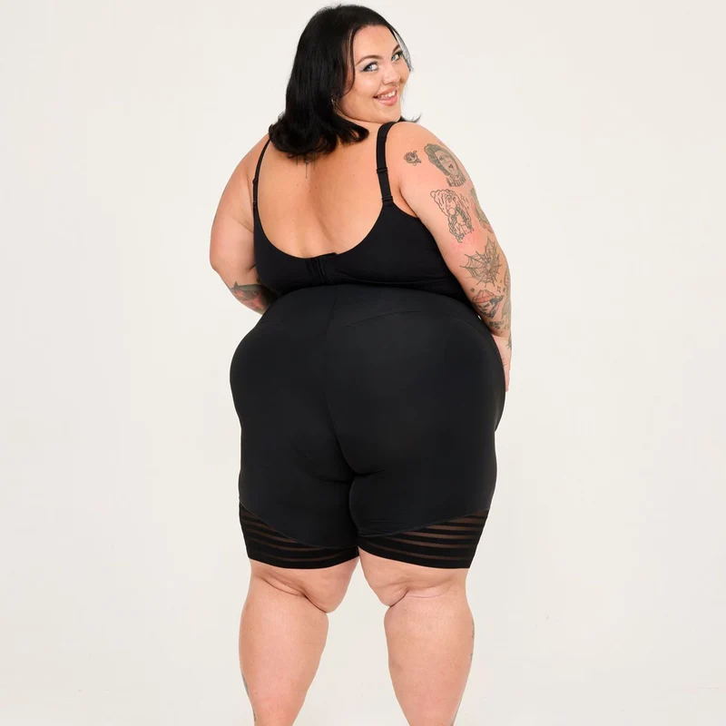 Smoothwear Super High Waist Shorts - Black
