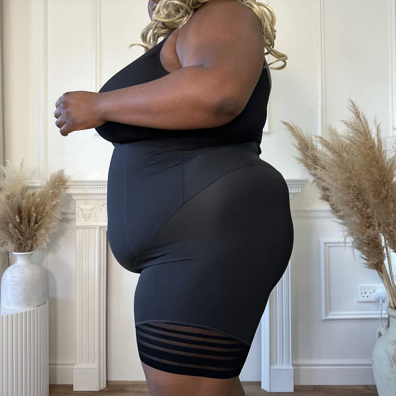 Smoothwear Super High Waist Shorts - Black