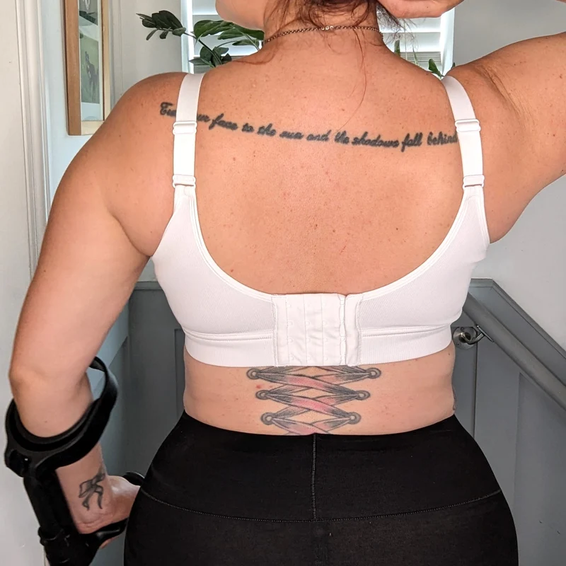 Everyday Ribbed Bra - White