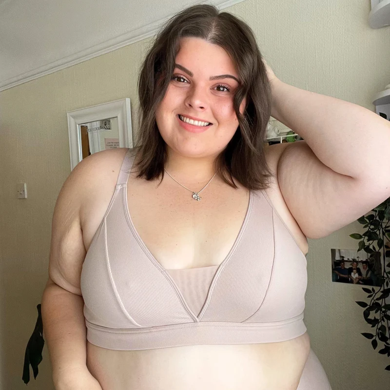 Everyday Ribbed Bra - Milk Bottle