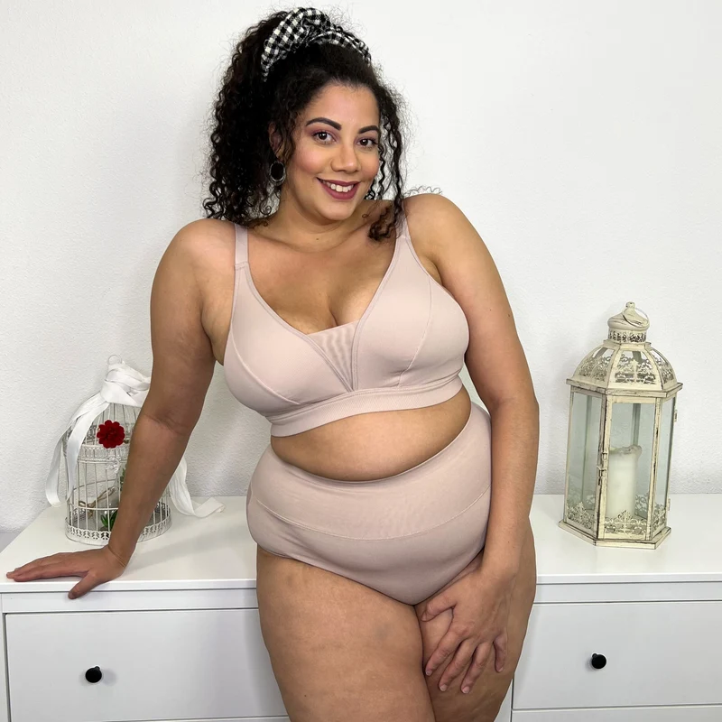 Everyday Ribbed Bra - Milk Bottle