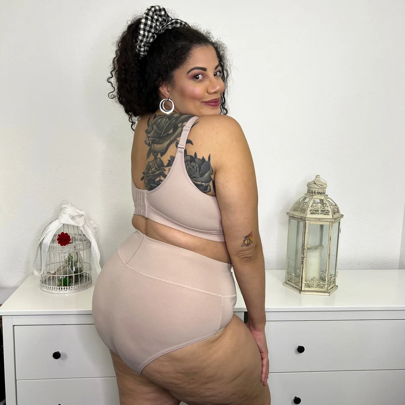 Everyday Ribbed Bra - Milk Bottle