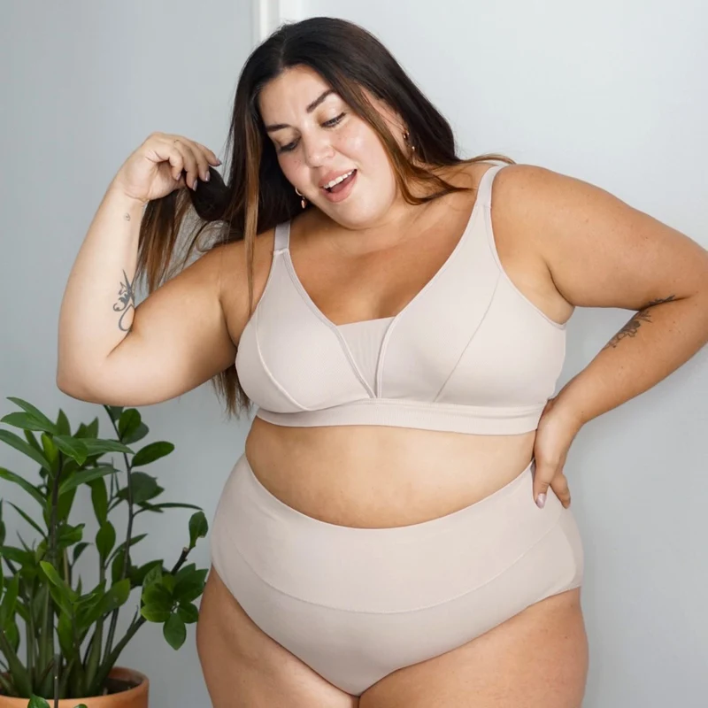 Everyday Ribbed Bra - Milk Bottle