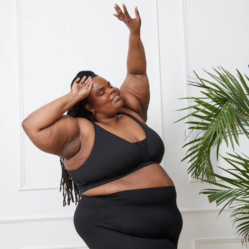 Everyday Ribbed Bra - Black