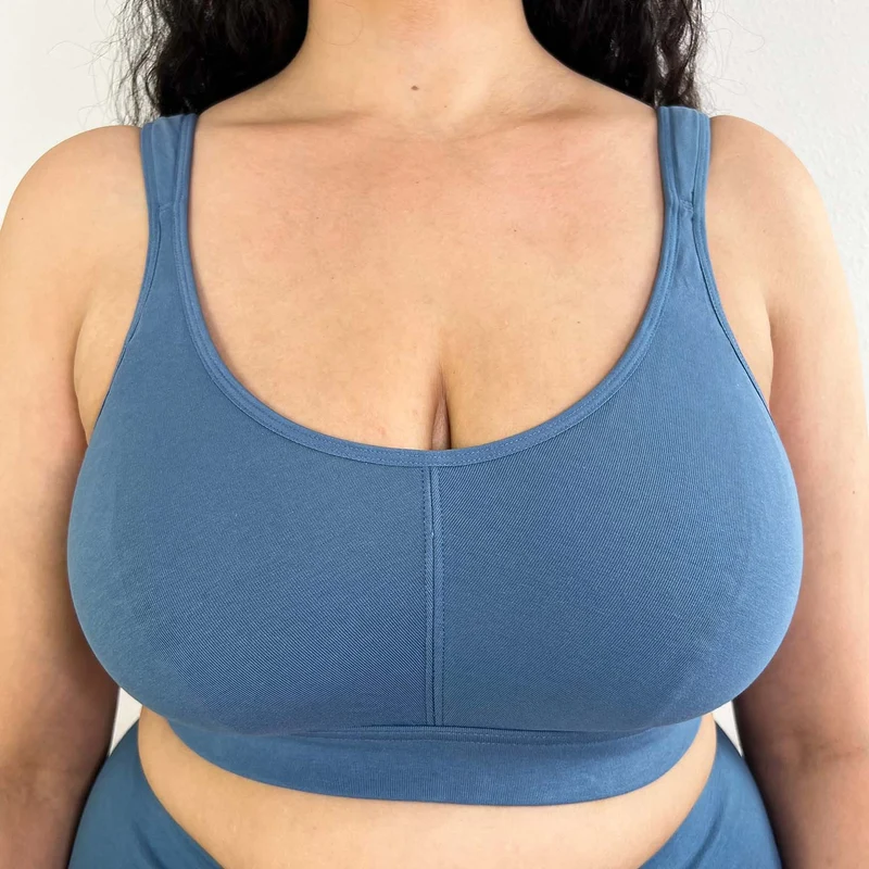 Comfort Cotton Bra - Denim