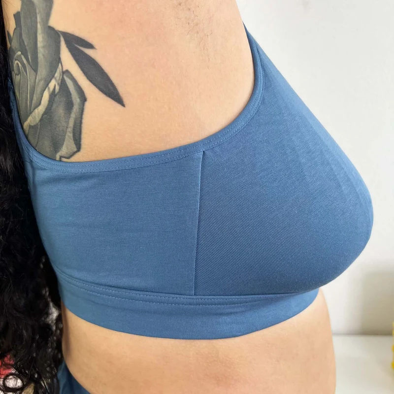 Comfort Cotton Bra - Denim