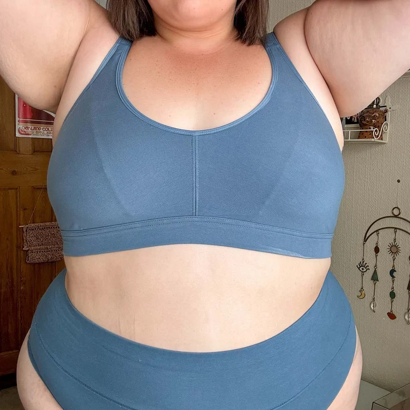 Comfort Cotton Bra - Denim