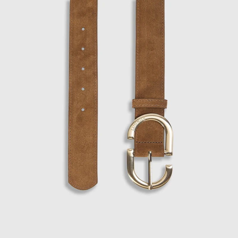 Ceinture à boucle - Beige