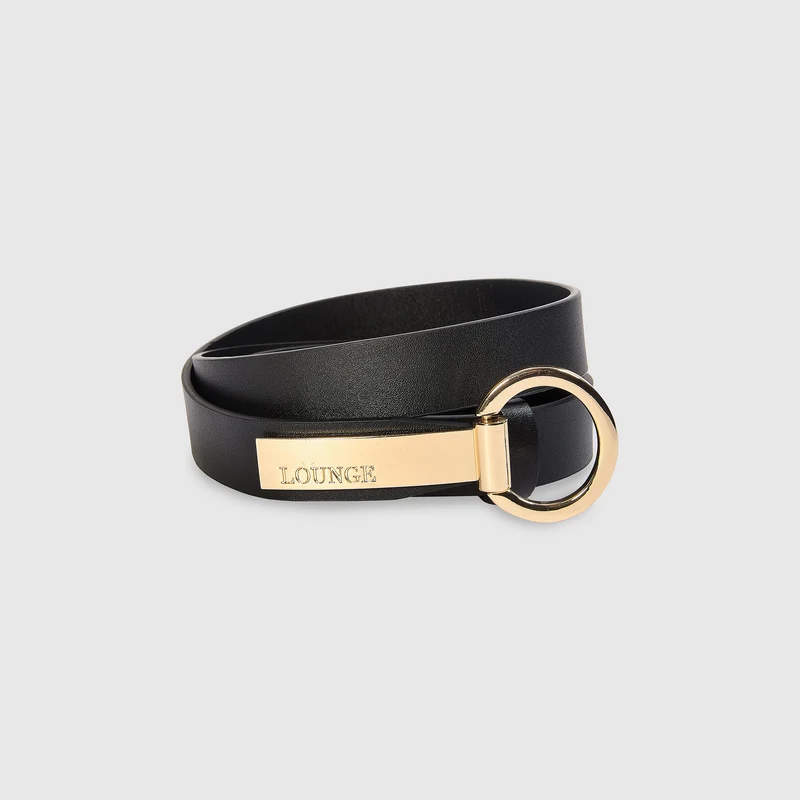 Ceinture à barrette - Noir