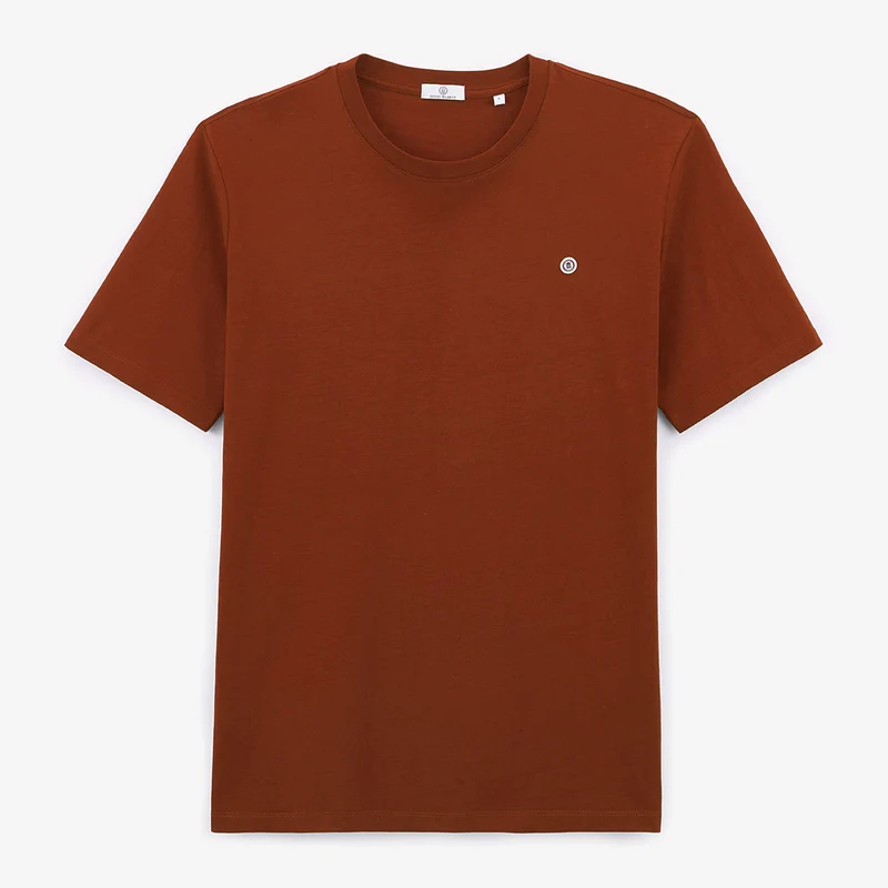 T-shirt manches courtes en coton printé courge