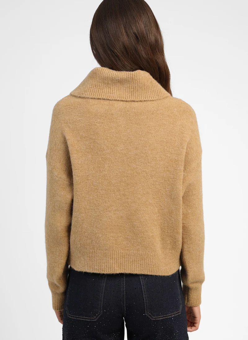 GILET LANTONY biscuit