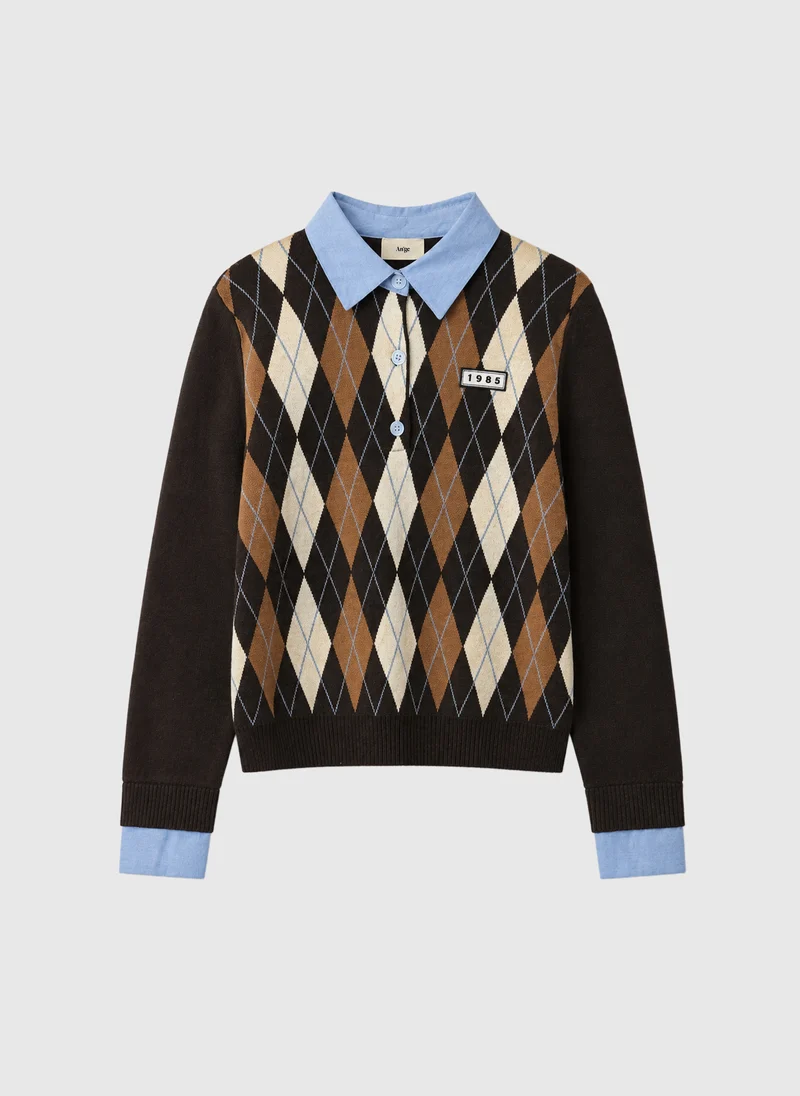 PULL NATHA marron