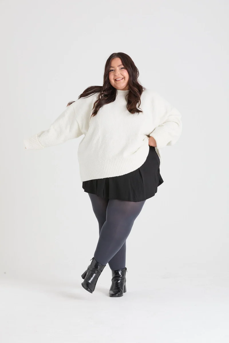 80 Denier Tights - Slate