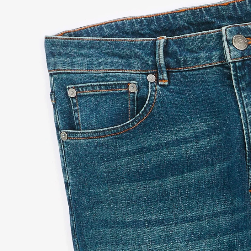 Jean 336 coupe droite bleu denim