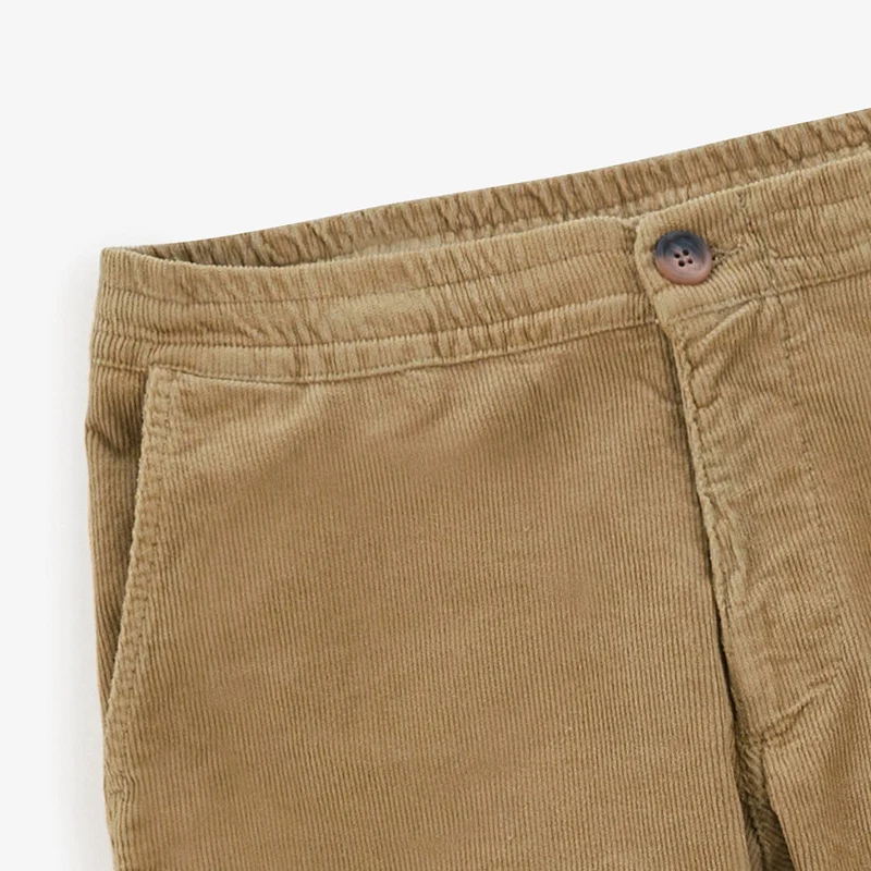 Pantalon velours 544 coupe droite beige