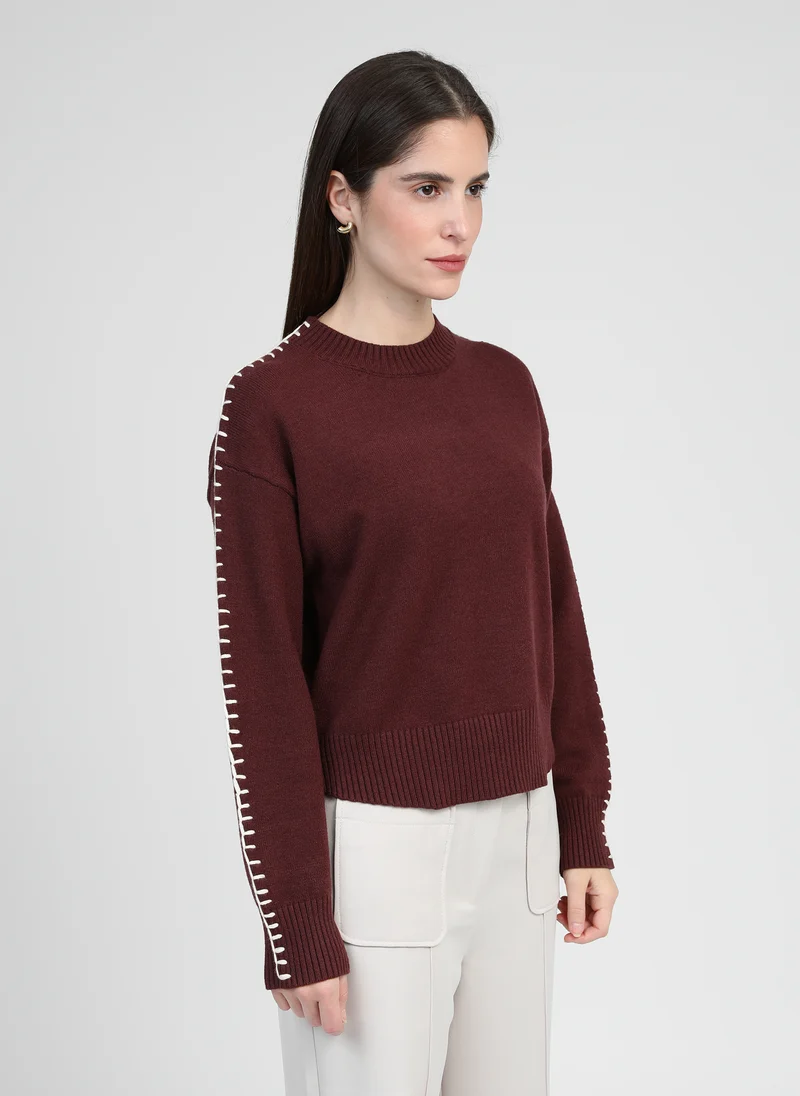 PULL NAUSIKO grenat
