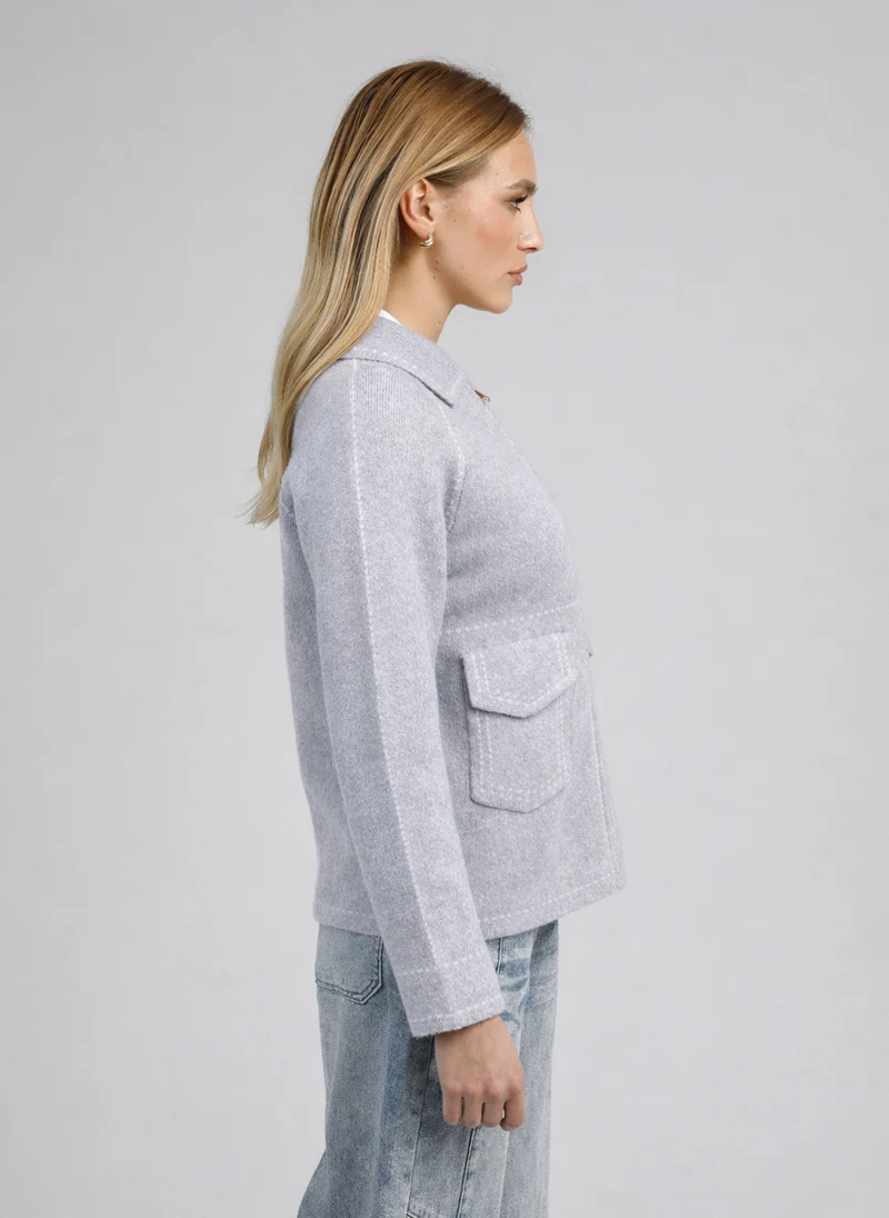 GILET NIBA gris