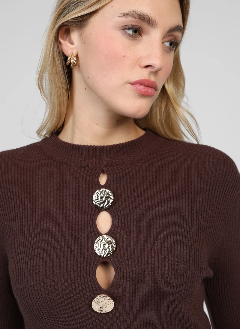 PULL NADONNA marron