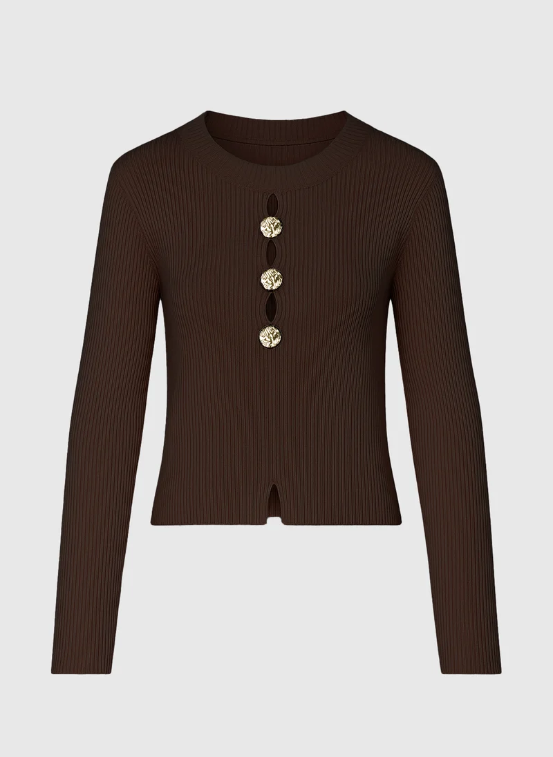 PULL NADONNA marron