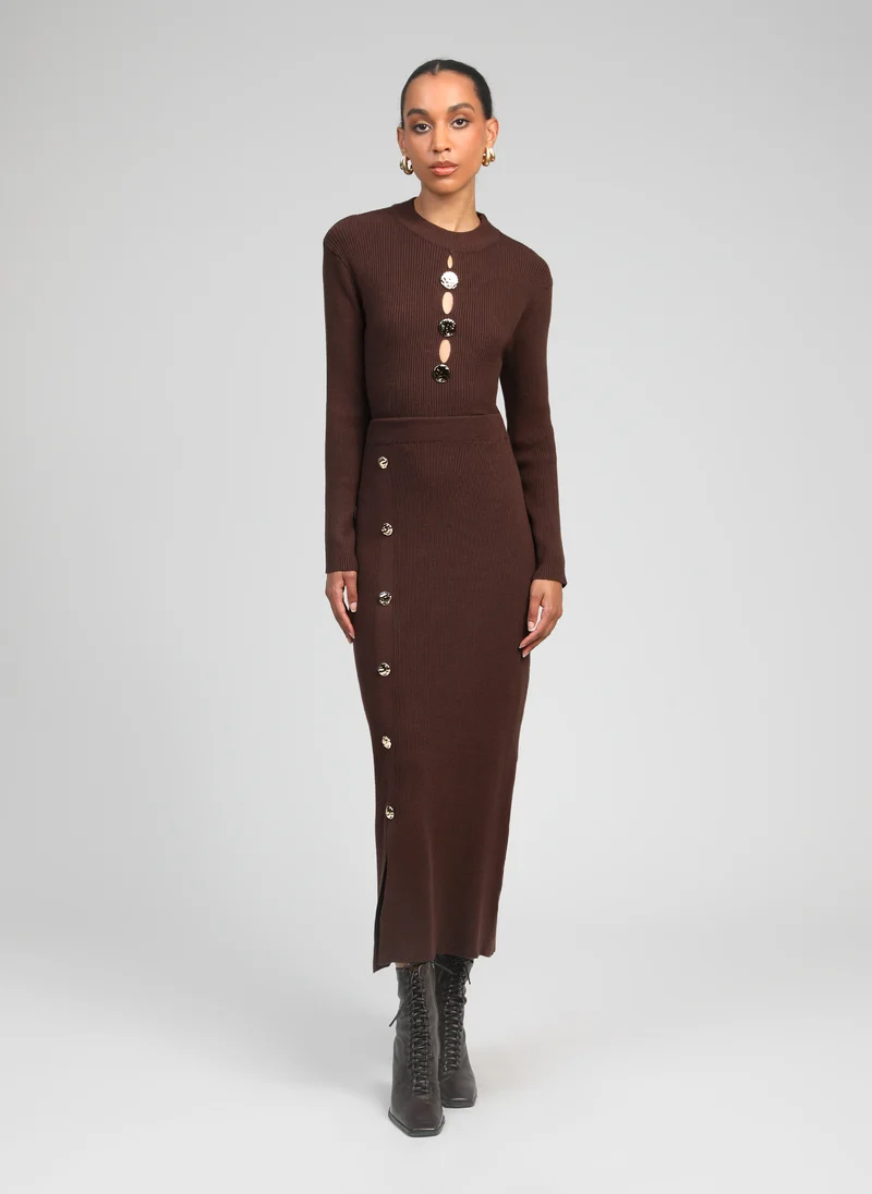 PULL NADONNA marron
