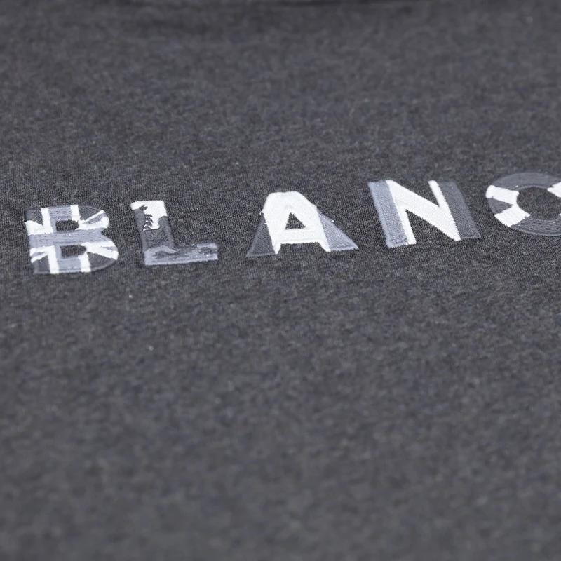 T-shirt manches courtes gris anthracite imprimé dos
